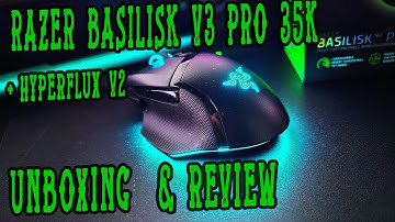 Razer Basilisk V3 Pro 35K & HyperFlux V2 draadloos oplaadsysteem uitpakken + review