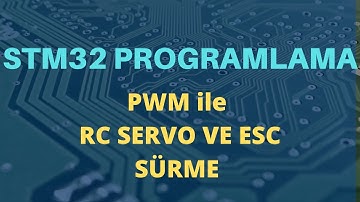 PWM Sinyali ile RC Servo ya da ESC (elektronik hız ünitesi) Sürme