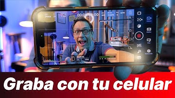 ¿Cómo GRABAR VIDEOS con tu CELULAR? Usando la App Blackmagic Camera - Tutorial Nivel Principiantes