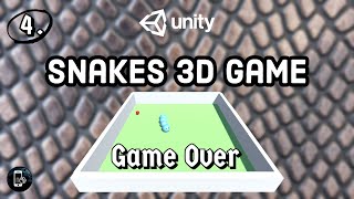 Learn to make Snakes 3D game in Unity | 4. Game Over | Unity C# Hindi screenshot 3
