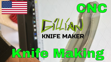 How To Make Knives - Machining Blade Blanks  - Knife Making CNC Machine - cnc machining videos