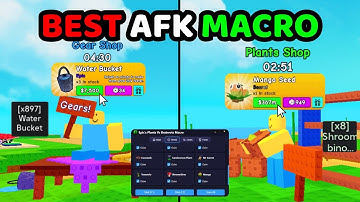 The best Macro for Roblox PLANTS VS BRAINROTS