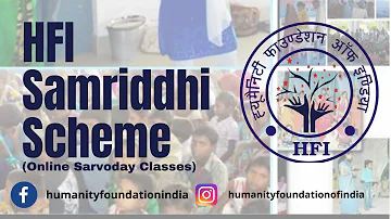 HFI Samriddhi Sarvodaya Classes: Geology (Earth Formation), Purveying Education to the Needy.