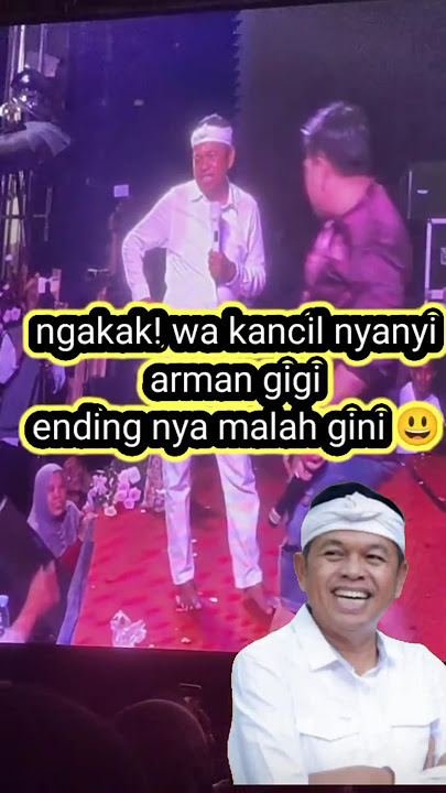 ngakak! wa kancil nyanyi arman gigi ending nya malah gini 😃 | kang dedi ohang wa kancil ceu popon