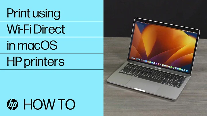 How to print from a Mac to an HP printer using Wi-Fi Direct | HP printers | HP Support