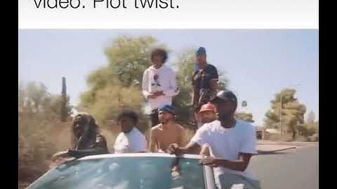 Grandma interrupts a music video.Plot twist