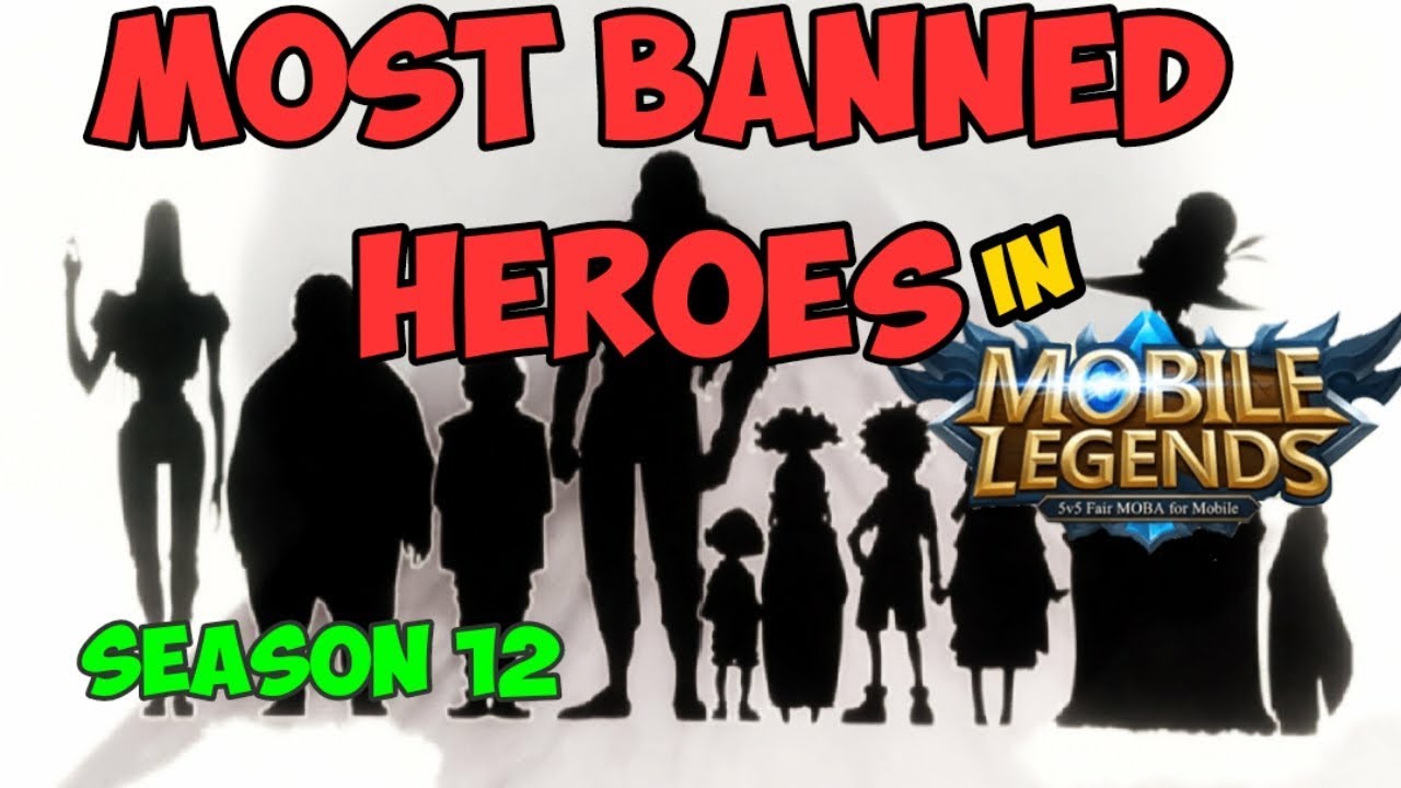 Top 5 Most Banned Heroes | Strongest heroes in mobile legends | Season 12 Best Heroes