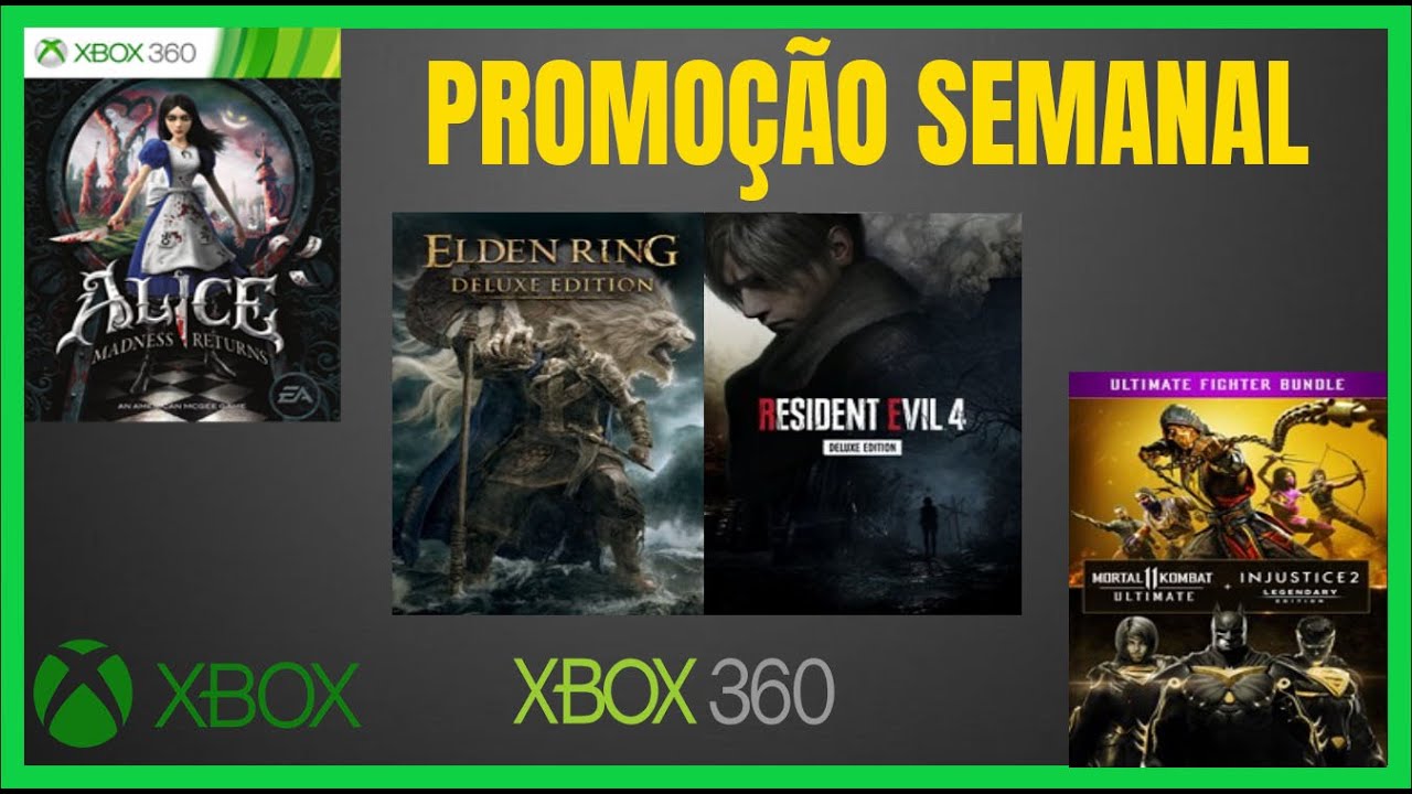 PROMOÇÃO GAMES XBOX 360/ONE/SERIES 