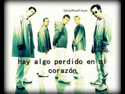 Backstreet Boys Show me the meaning of being lonely (traducida al español)