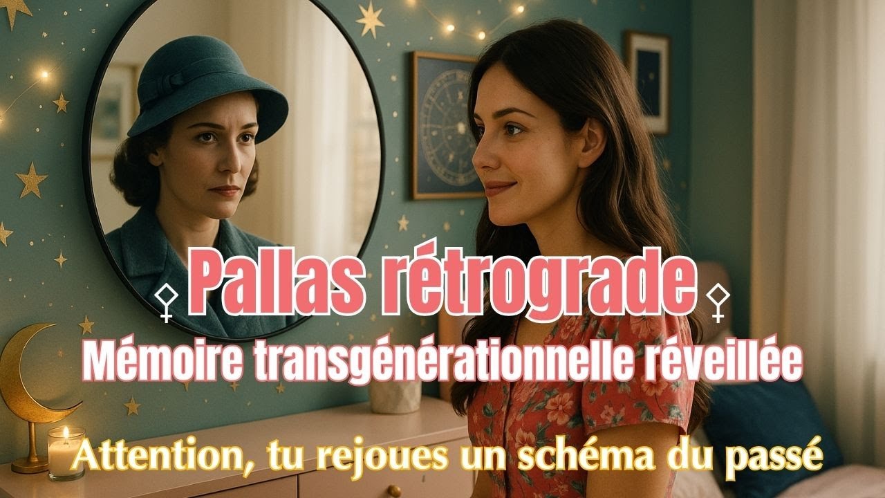 🗝️🧬 Pallas rétrograde 2025  quand la stratégie mentale masque un traumatisme transgénérationnel