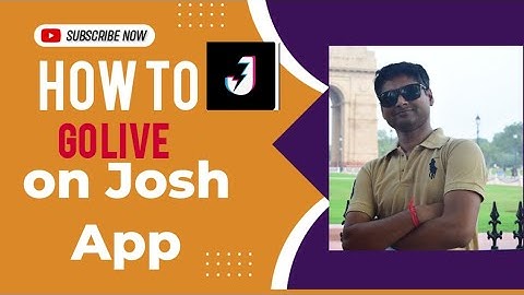josh app par live kaise aaye | how to go live on josh app | josh live option enable