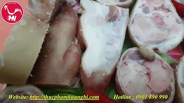 MÓNG GIÒ HEO CẮT( Dựng heo , giò heo)