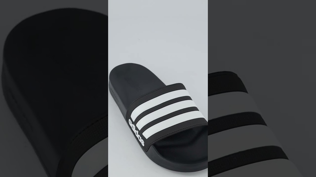 Chinelo Adidas Adilette Shower Preto e Branco - FutFanatics