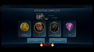 FireStorm 1 shard, Black Canary 6 Shards, 70 Power Gems - 3 Operations Rewards - InJustice 2 Mobile