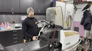 Vintage Sled Service and Small Maintenance on Wood Boiler