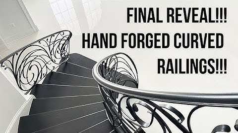 Awesome Curved Railing Project, Final Reveal