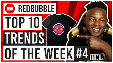 Top 10 Redbubble Trends of the Week with Low Competition #4 Make these Designs! 🔥