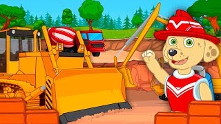 Puppy Patrol 🐶Puppy Patrol Games 🐶 máquinas de construção 🐶 Jogo de desenho animado para crianças screenshot 1