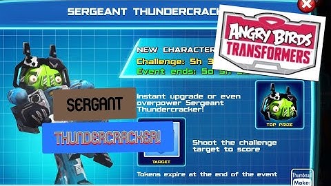 Angry Birds Transformers: Sergeant Thundercracker!