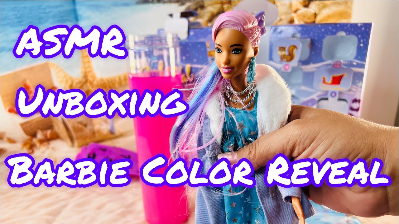 Barbie Color Reveals Unboxing Barbie Doll with 25 Mystery Surprises
