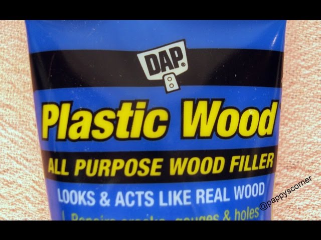 Plastic Wood Filler, Stock Video