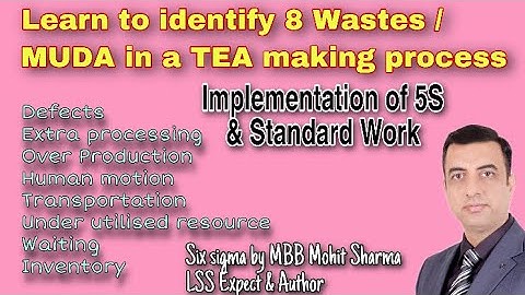Lean fun video| 8 Waste identification through Tea Making process | Learn Muda, 5S and Standard Work