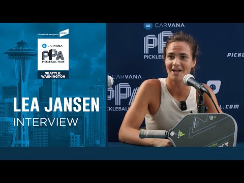 LEA'S LAST TIME PLAYING SINGLES?! Lea Jansen Women's Singles Finalist - Seattle Open