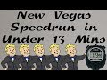 Fallout: New Vegas Beaten in Under 13 Minutes (SPEEDRUN EXPLAINED - Any%)