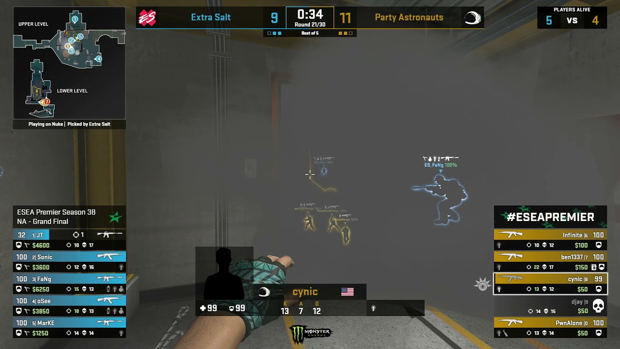 Que jogada MARAVILHOSA do Cynic kkkkkkkkkkkk -  CSGo