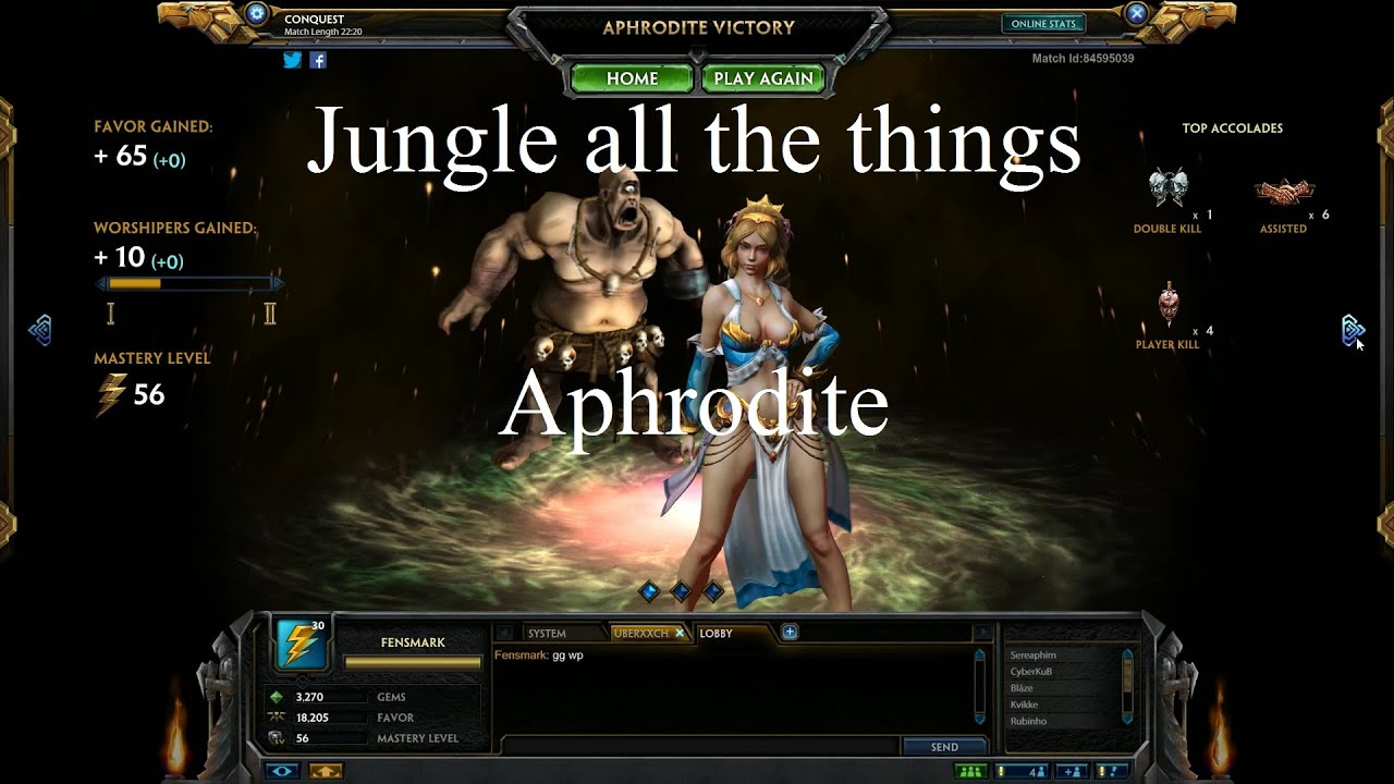 Smite - Jungle all the things part 27 - Aphrodite
