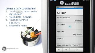 Use the DATALOGGING App to Record Calibration Data Using the DPI 620 GENII