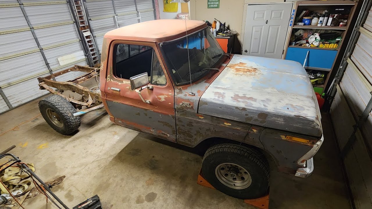 1978 F250 Custom Bed/Aux Fuel Tank Removal Part2 YouTube