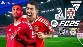FC 25 | Vitória SC vs SL Benfica - Liga Portugal Full Match 2025 ft. Angel Di Maria, Pavlidis | PS5™