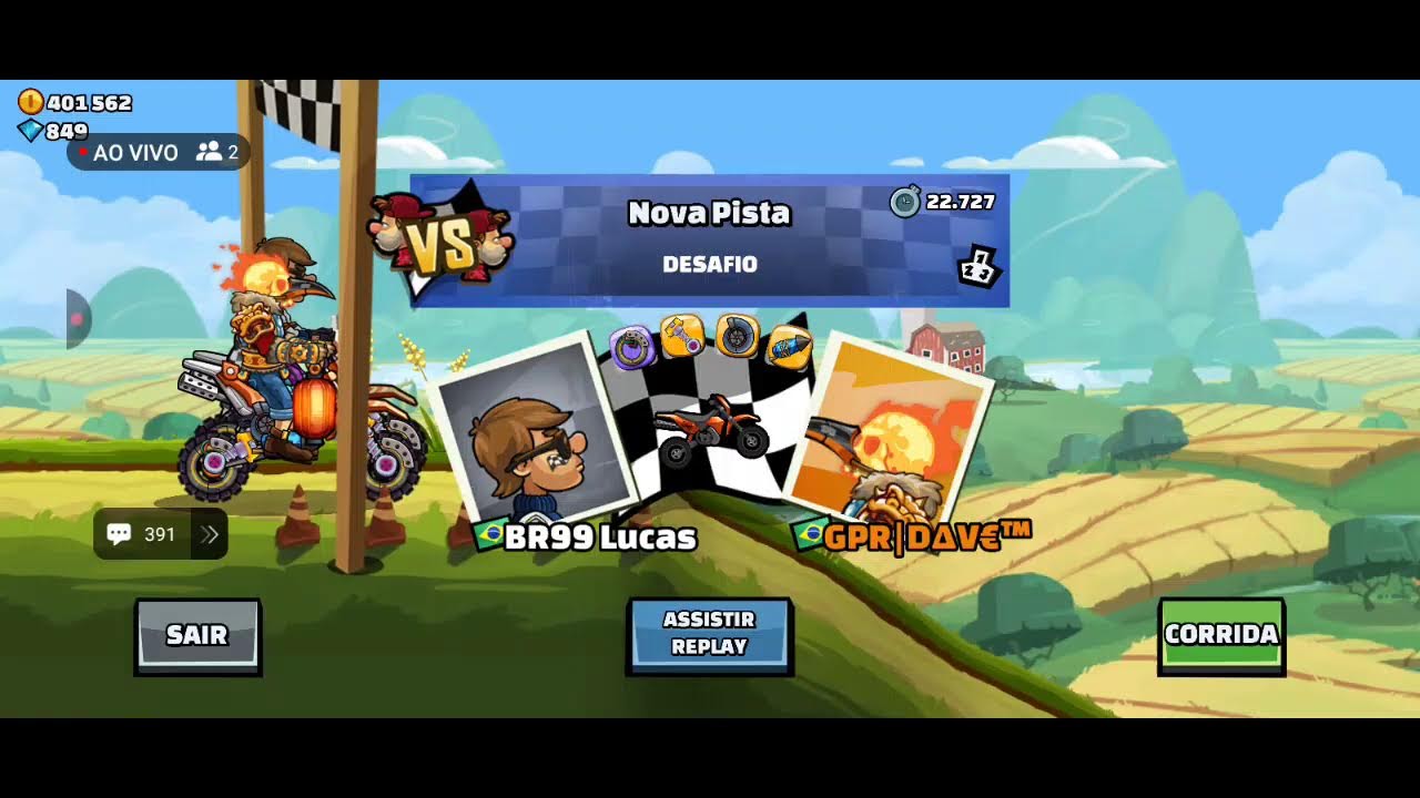 LIVE DE HCR2! ESTOU DE VOLTA!