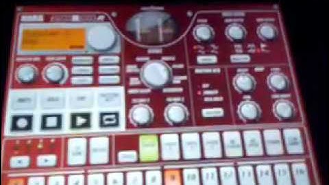 Demo tracks on iPad Korg iElectribe