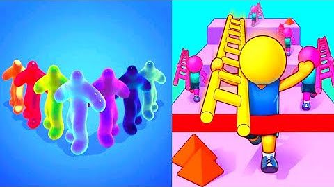 Blob Runner 3D Vs Ladder Race Games All Levels Walkthrough Gameplay Android,iOS