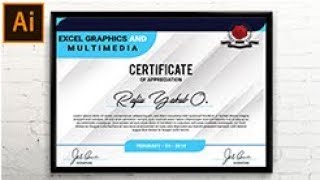 HOW TO DESIGN  A4 SIZE  CERTIFICATE IN ADOBE ILLUSTRATOR