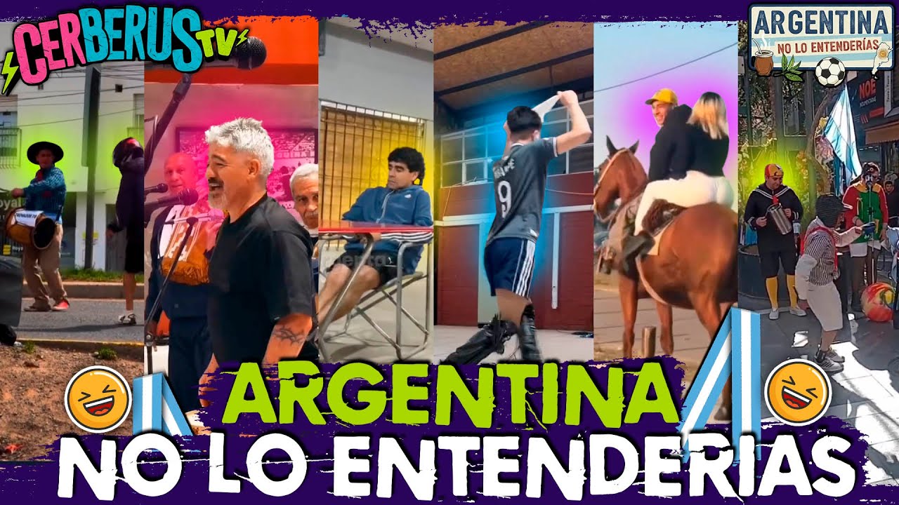 MARADONA DEL BARRIO, ORTEGA CANTANTE Y UN PASEO EN CABALLO🤣ARGENTINA, NO LO ENTENDERIAS! 😂