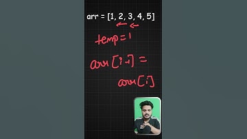 Question: Left Rotate an Array by One #dsa