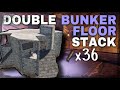 FLOOR STACKED DOUBLE BUNKER BASE DESIGN 2020 | Rust Base Build