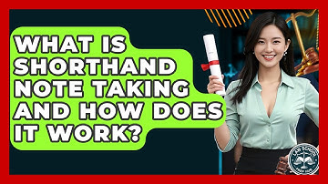 What Is Shorthand Note Taking And How Does It Work? - Law School Prep Hub