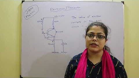 IIT JAM problem solving session 4 : Electronics/Transistors