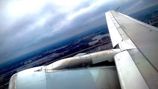 Rainy Buzzsaw Takeoff! American Airlines A319-112 takeoff from Philadelphia