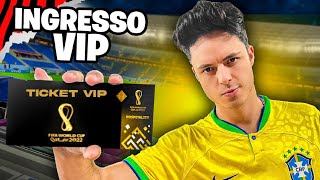 FUI NO JOGO DO BRASIL COM INGRESSO VIP! (BRASIL X SUÍÇA COPA DO MUNDO)