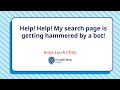 Help Help My search page is getting hammered by a bot | DrupalCamp England 2025