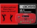 BOSS VE-5- PEDAL PARA SAX E INSTRUMENTOS DE SOPRO