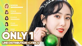 GFRIEND - Only 1 (Line Distribution   Lyrics Color Coded) PATREON REQUESTED