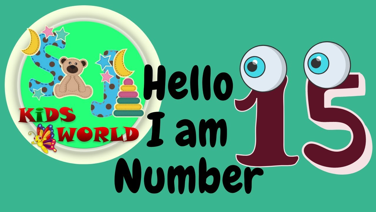 Meet The Number 15 || 123 Numbers Counting || SJ KiDS WORLD