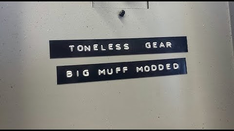 NYC Modded BIG MUFF Schematic Analysis & Pedal Demo. RAMS HEAD, TONE BYPASS ,CLIPPING LEDS, BIAS POT