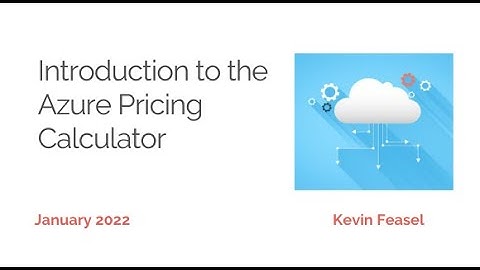 Azure Pricing Calculator Introduction